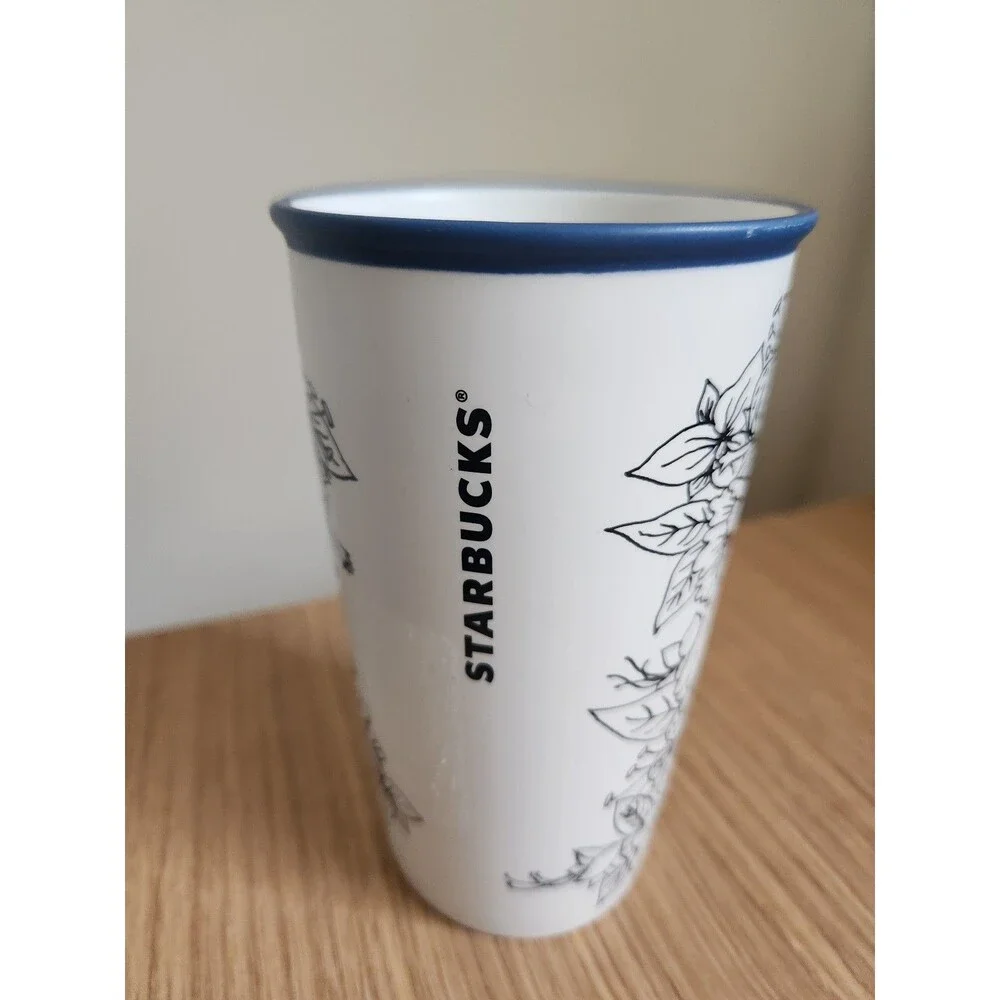 Starbucks North Carolina Ceramic Travel Mug 12oz No Lid